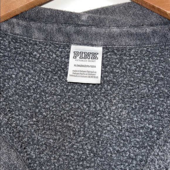 PINK Victoria’s Secret Acid Wash Button Down Soft Fleece Shacket - Picture 3 of 4